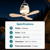Ventilateur de camping